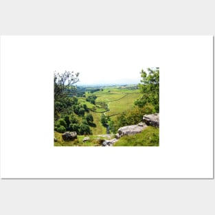 View From The Top Of Malham Cove #1 Posters and Art